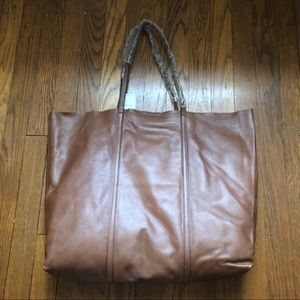Cow Leather Tote - Banana Republic